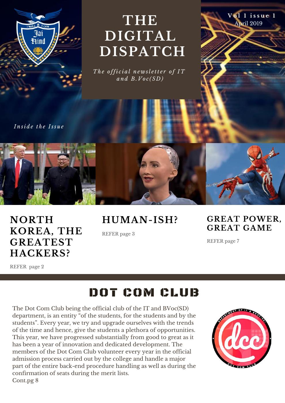 Newsletter Volume 1